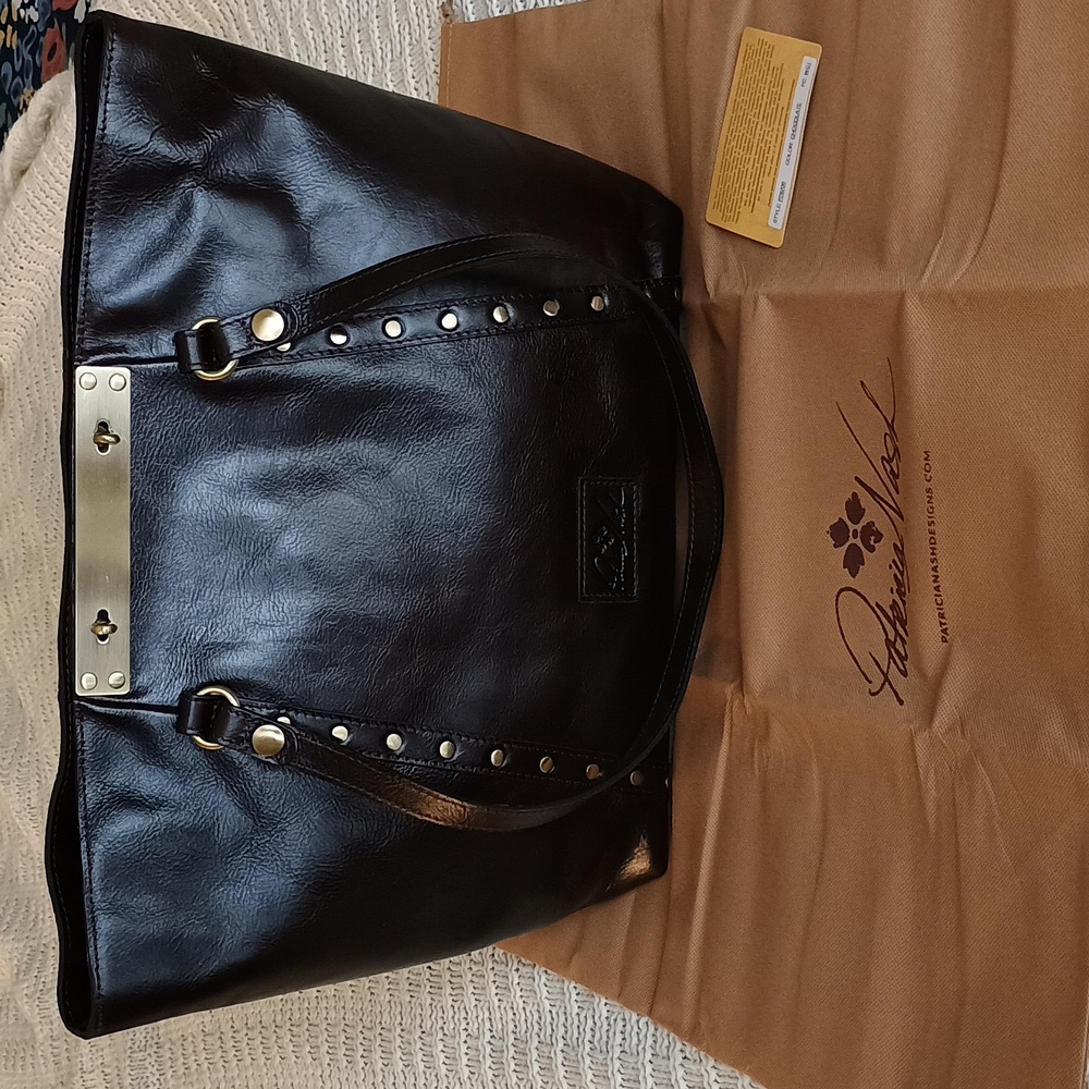 🆕 Patricia Nash Genuine Leather Benvenuto Tote - Picture 13 of 16